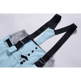 Women's Snow Jacket and Pants Set with Suspenders