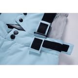 Women's Snow Jacket and Pants Set with Suspenders