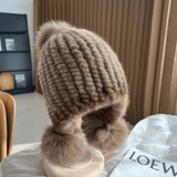 Women's Beanie with Pom-Pom