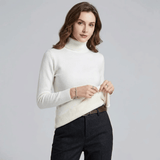 Women's Plush Turtleneck Sweater
