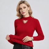 Women's Plush Diamond Sweater