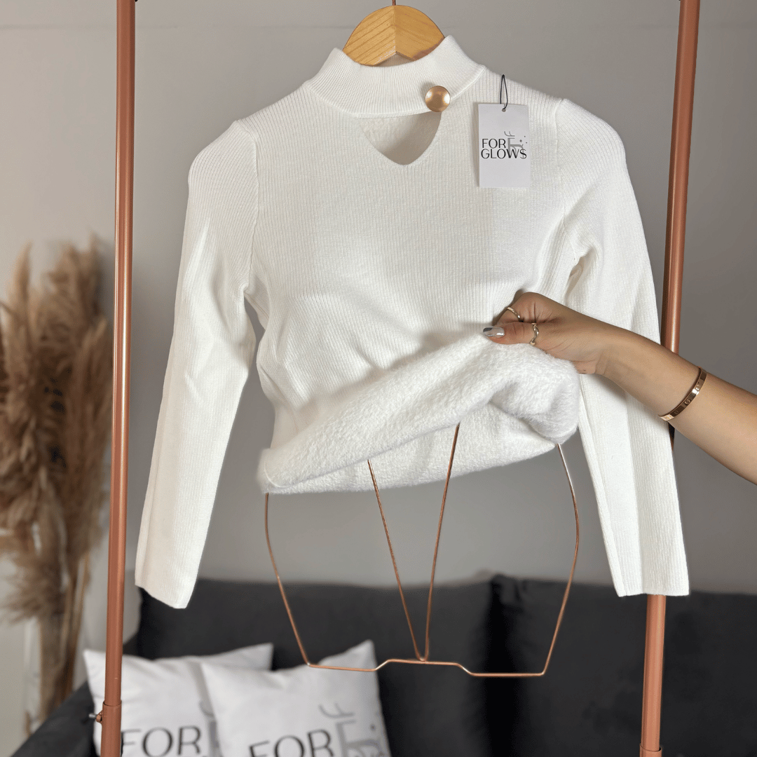 Women's Plush Fuzzy Sweater Delicate