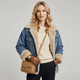 Women's Fleece-Lined Denim Jacket