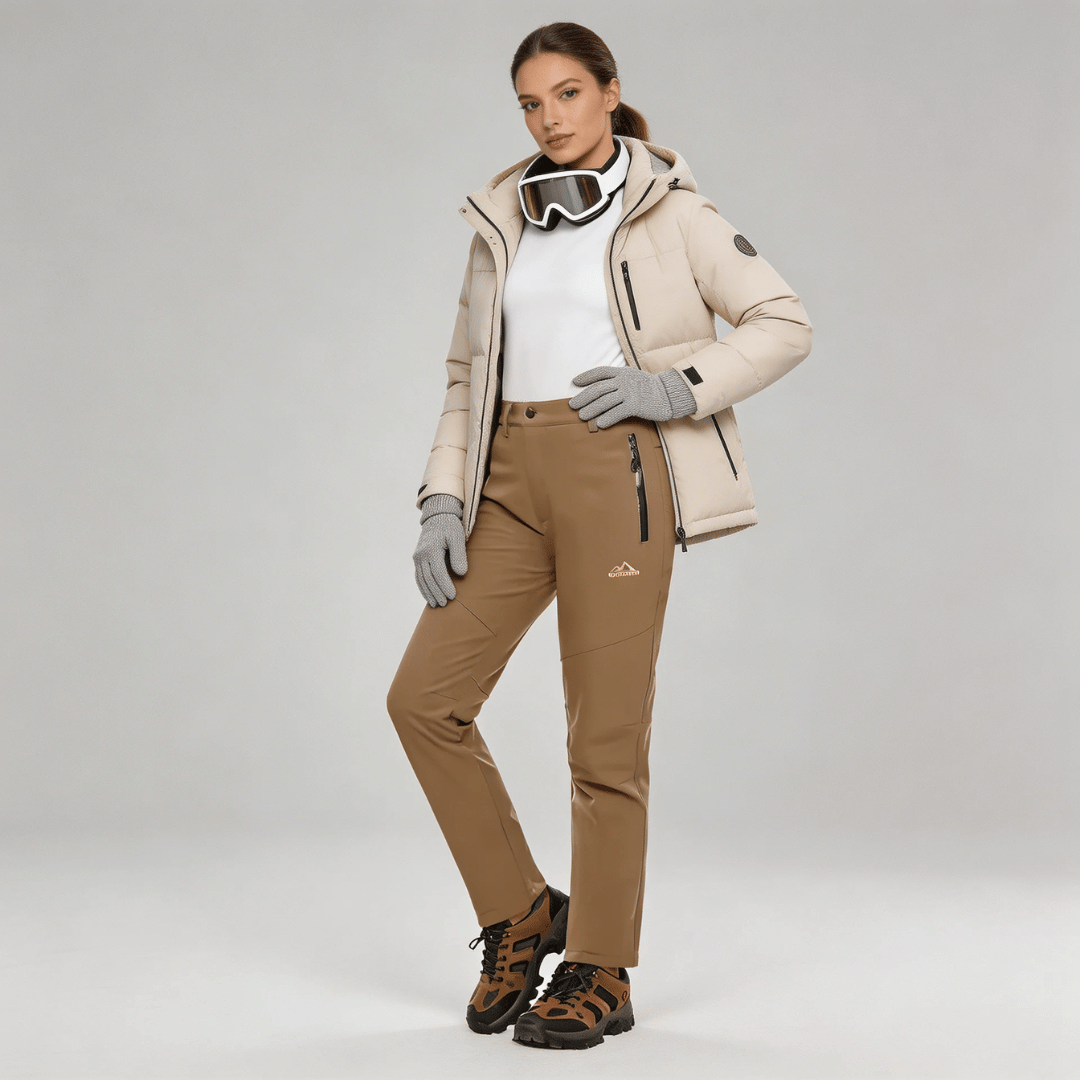 Women's Waterproof and Lined Snow Pants