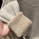 Women's Fuzzy Clarice Collar Sweater
