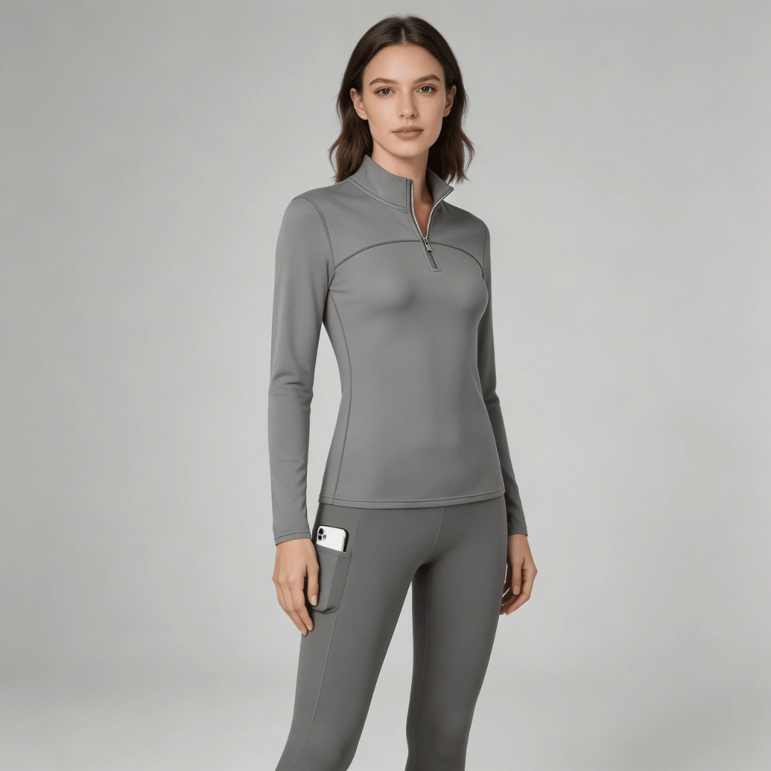 Women's Plush-Lined Thermal Set Leggings + Top