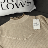 Women's Fuzzy Clarice Collar Sweater