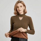 Women's Plush Diamond Sweater