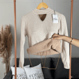 Women's Plush Diamond Sweater