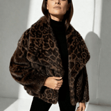 Women's Fur Coat Animal Print