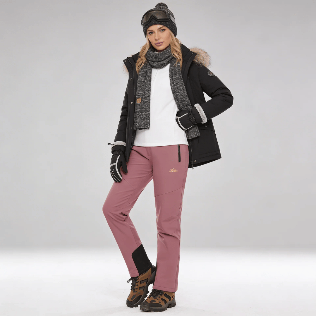 Women's Waterproof and Lined Snow Pants