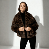 Women's Fur Coat Animal Print
