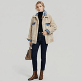 Women's Fleece-Lined Denim Jacket