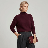 Denali Women's Maxi Sweater with High Neck