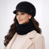 Fur-Lined Women's Hat and Collar Kit
