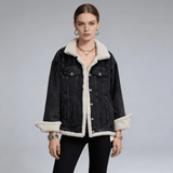 Women's Fleece-Lined Denim Jacket