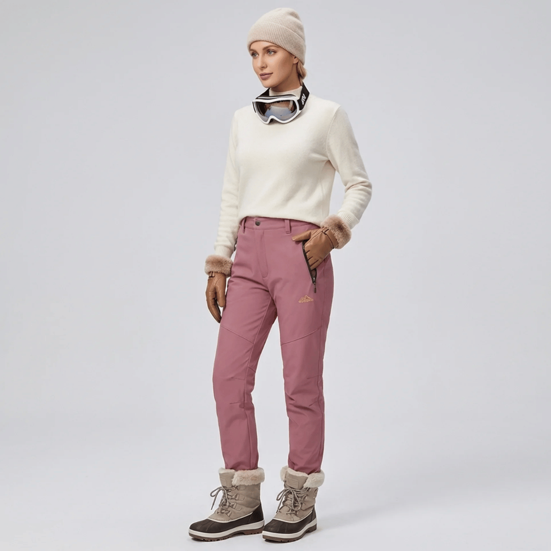 Women's Waterproof and Lined Snow Pants