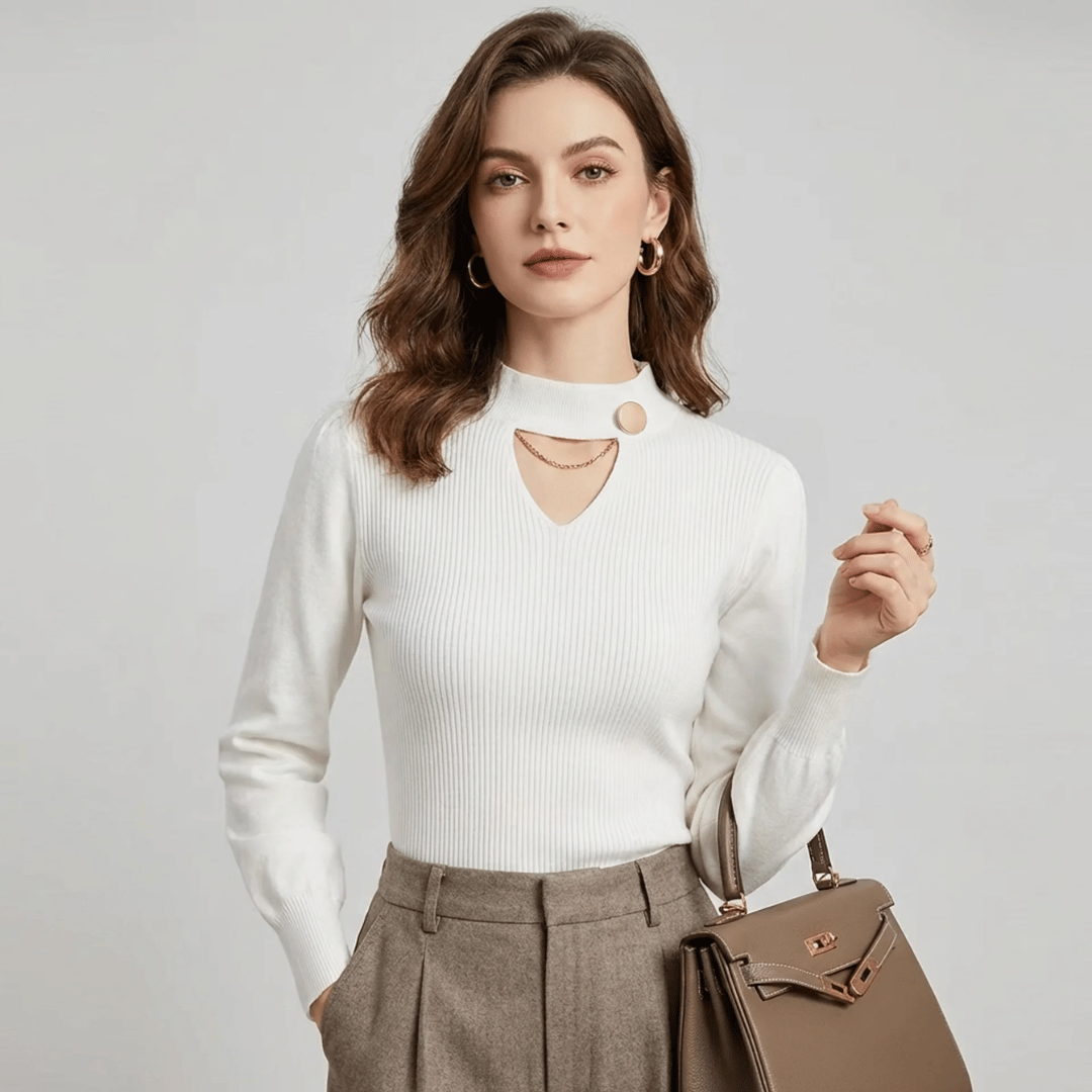 Women's Plush Fuzzy Sweater Delicate