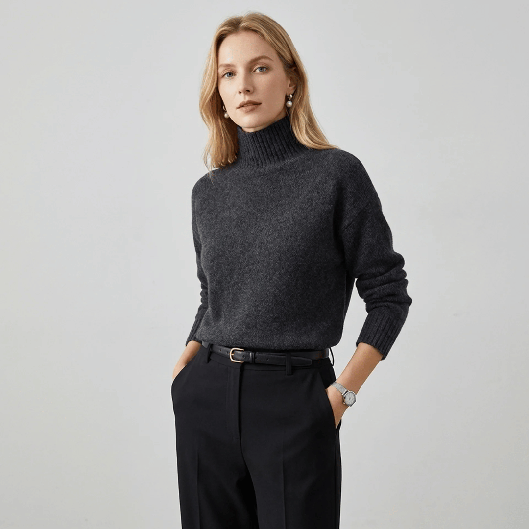 Denali Women's Maxi Sweater with High Neck