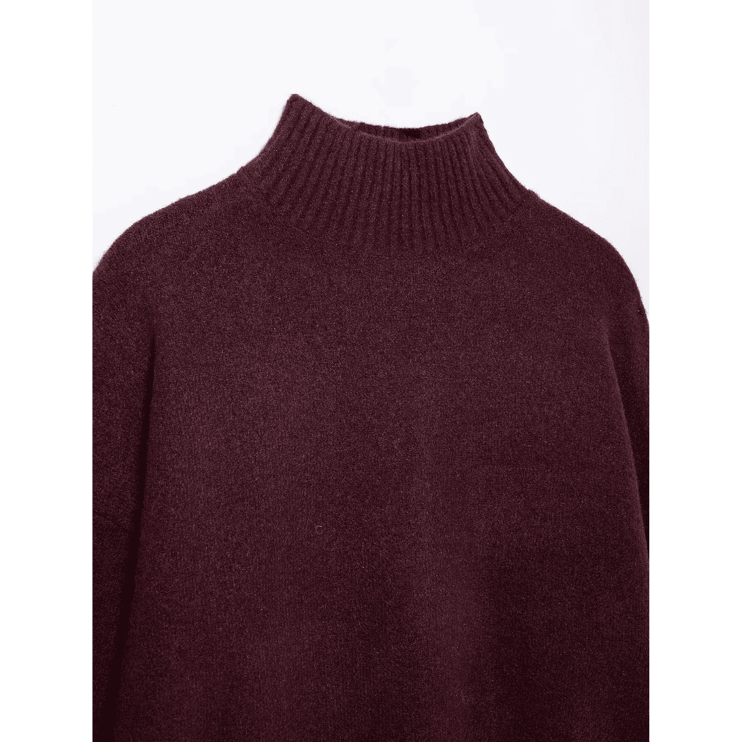 Denali Women's Maxi Sweater with High Neck