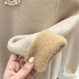 Women's Plush Diamond Sweater