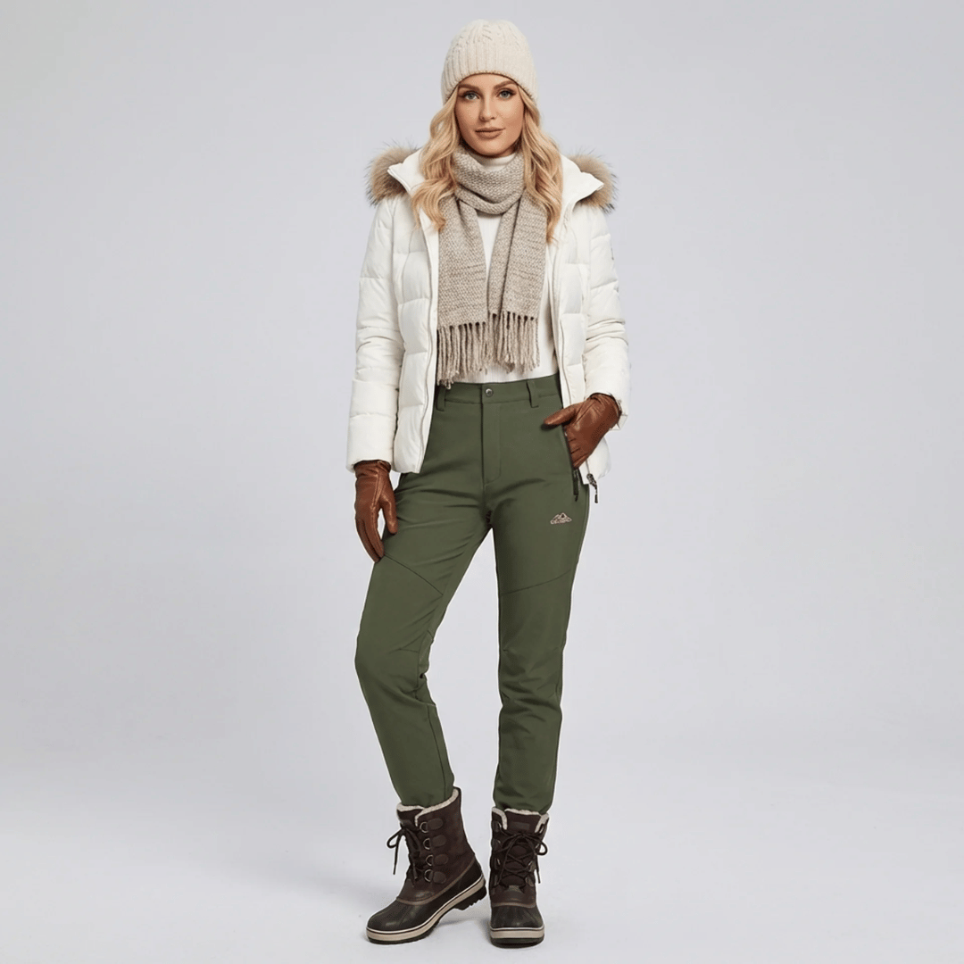 Women's Waterproof and Lined Snow Pants