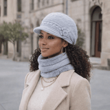 Fur-Lined Women's Hat and Collar Kit