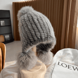 Women's Beanie with Pom-Pom
