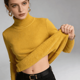 Women's Plush Turtleneck Sweater