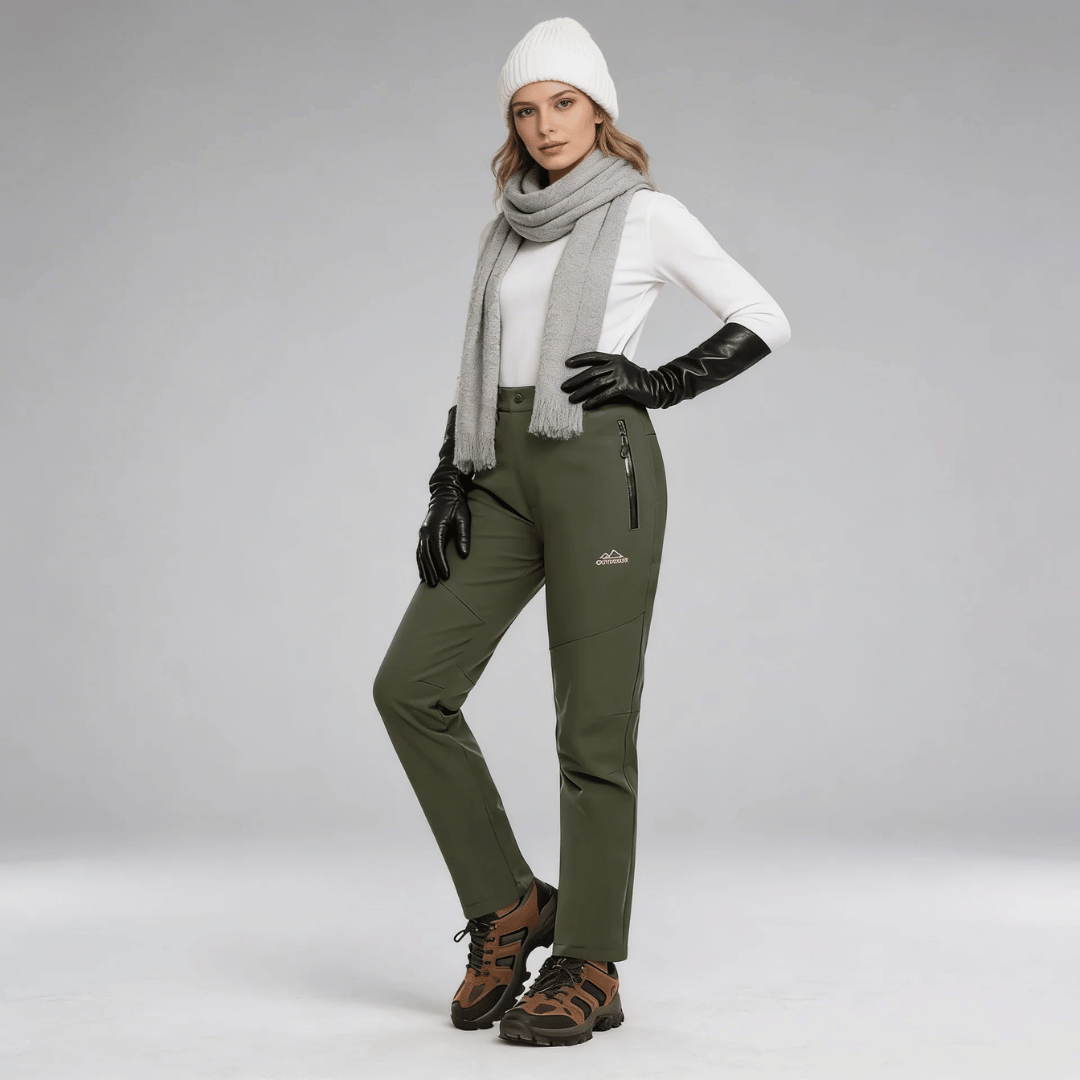 Women's Waterproof and Lined Snow Pants