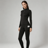 Women's Plush-Lined Thermal Set Leggings + Top