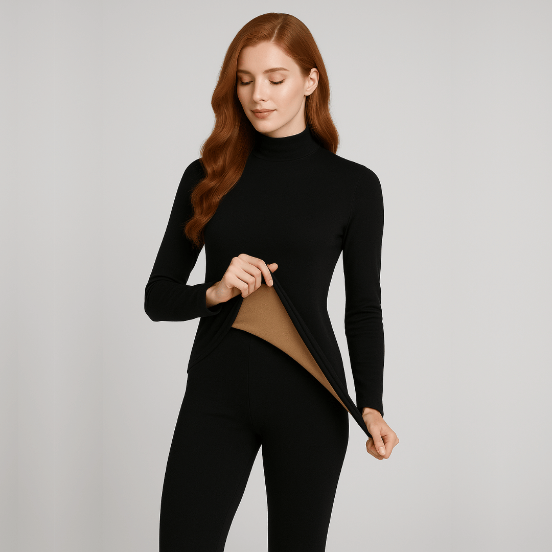 Women's Plush-Lined Thermal Second-Skin Set