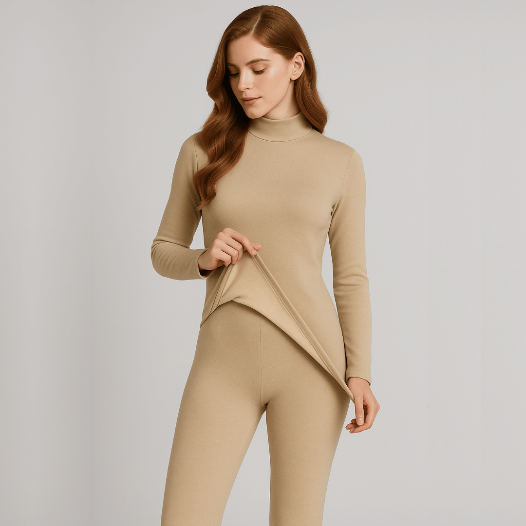 Women's Plush-Lined Thermal Second-Skin Set