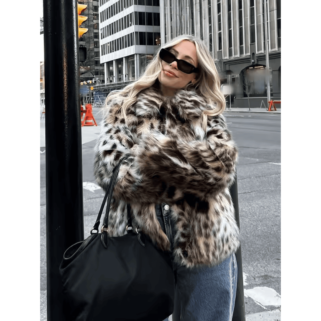 Women's Faux Fur Coat Panthera