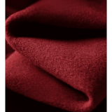 Women's Cherry Wool Felt Overcoat