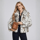 Women's Faux Fur Coat Panthera